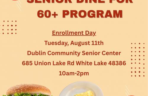 Senior Dine for 60+ Program