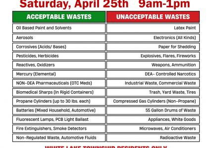 2026 Hazardous Waste Day Flyer