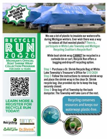 Boat Shrink Wrap Recycling Program