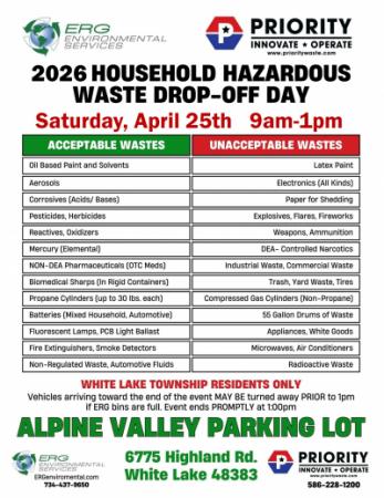 2026 HAZARDOUS WASTE DAY FLYER