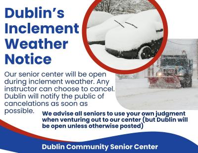 Inclement Weather Notice
