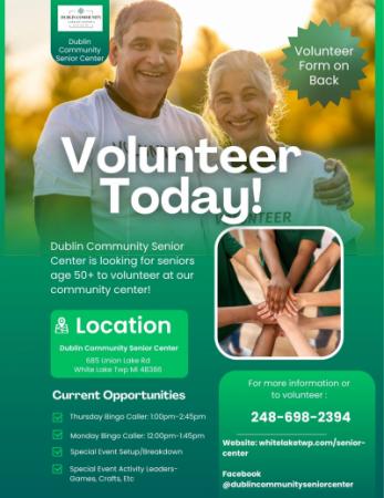 Dublin Volunteer Flyer