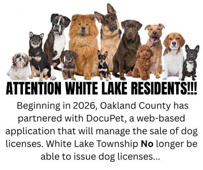 Attention White Lake Residents