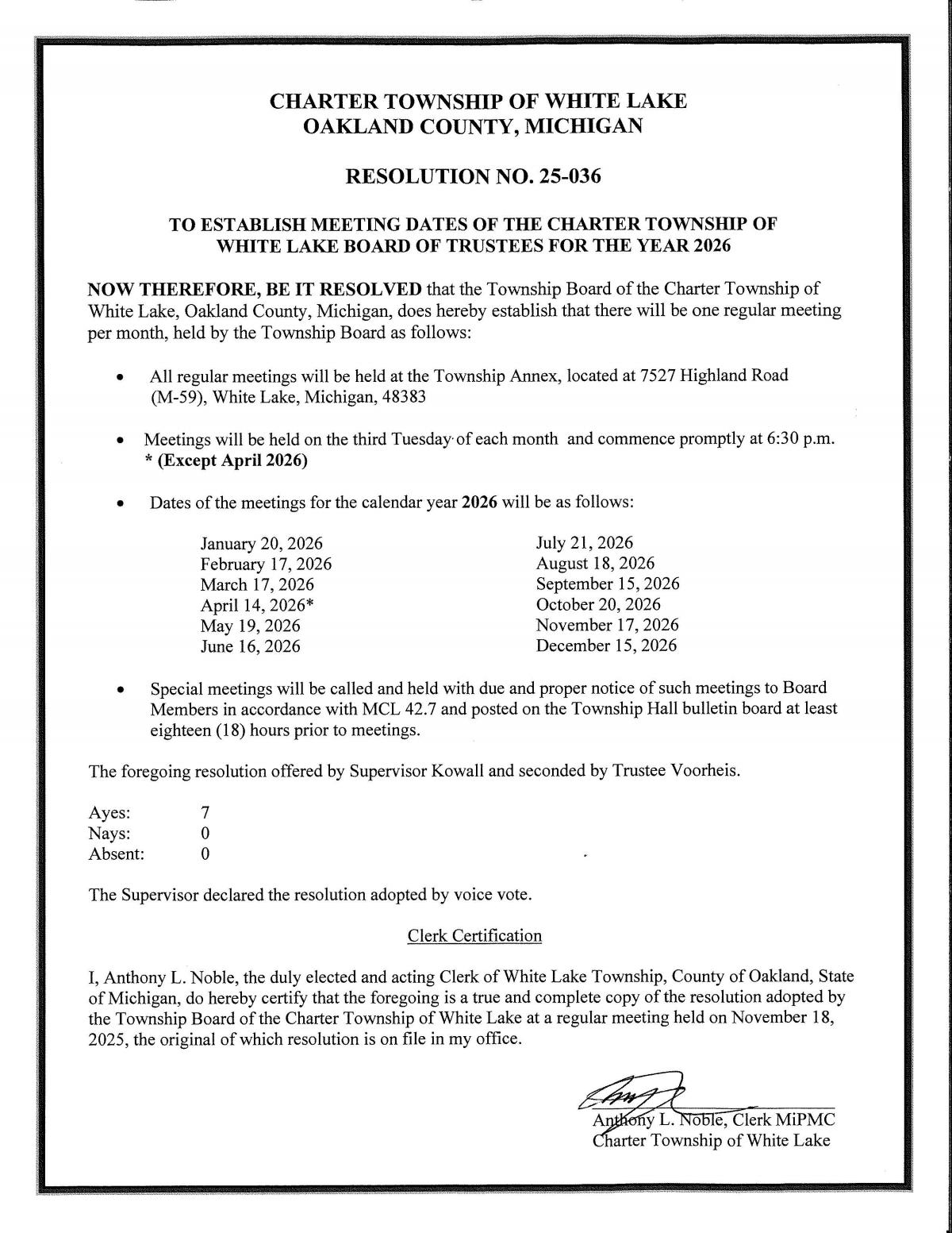 2026 Board of Trustee Meeting Dates 2026 Board of Trustee Meeting Dates