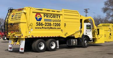 Priority Waste Garbage Truck